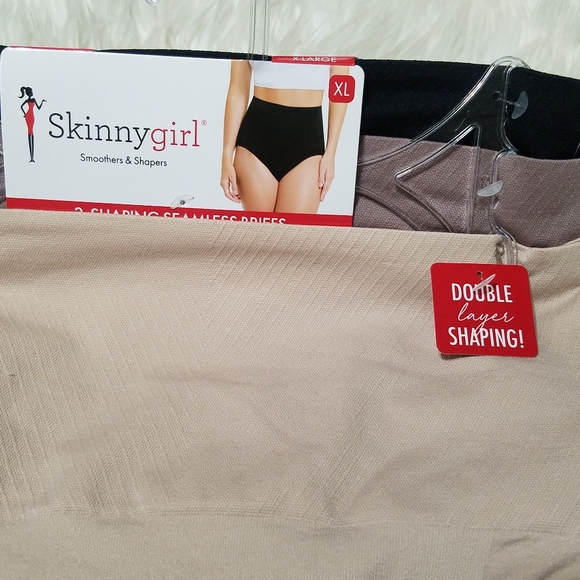 Skinnygirl 3 Shaping Seamless Briefs Double Layer - Picture 2 of 13